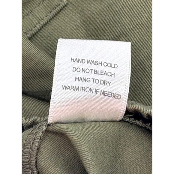 Skies Are Blue Fully Embroidered Army Green Jacket with Florals – Size Small - Picture 9 of 9